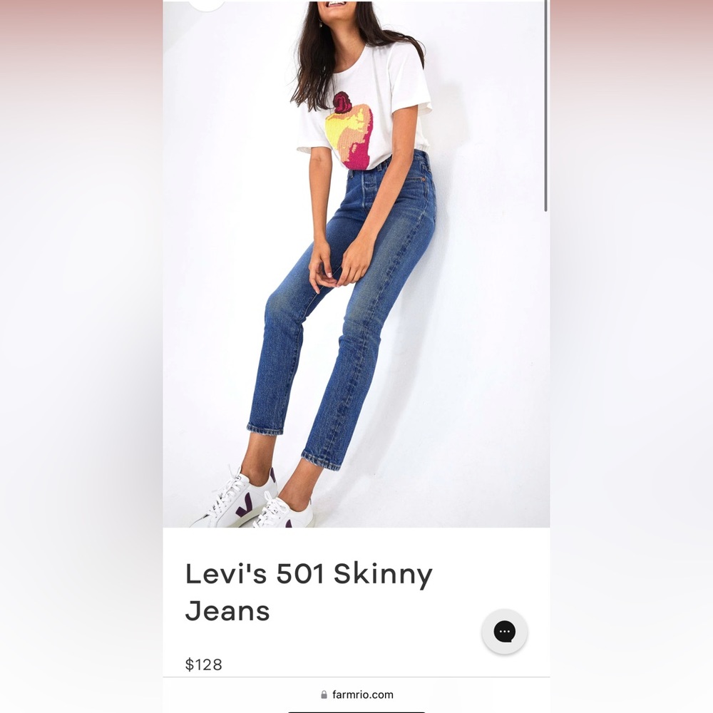 Levi’s Farm Rio 501 Skinny